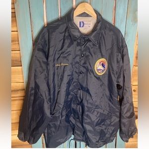 Vintage WWII aircraft carrier USS Bairoko veterans jacket size XXL by Dunbrooke